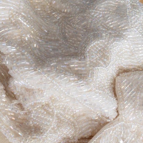 Vintage Beaded Drawstring Purse - Picture 7 of 8